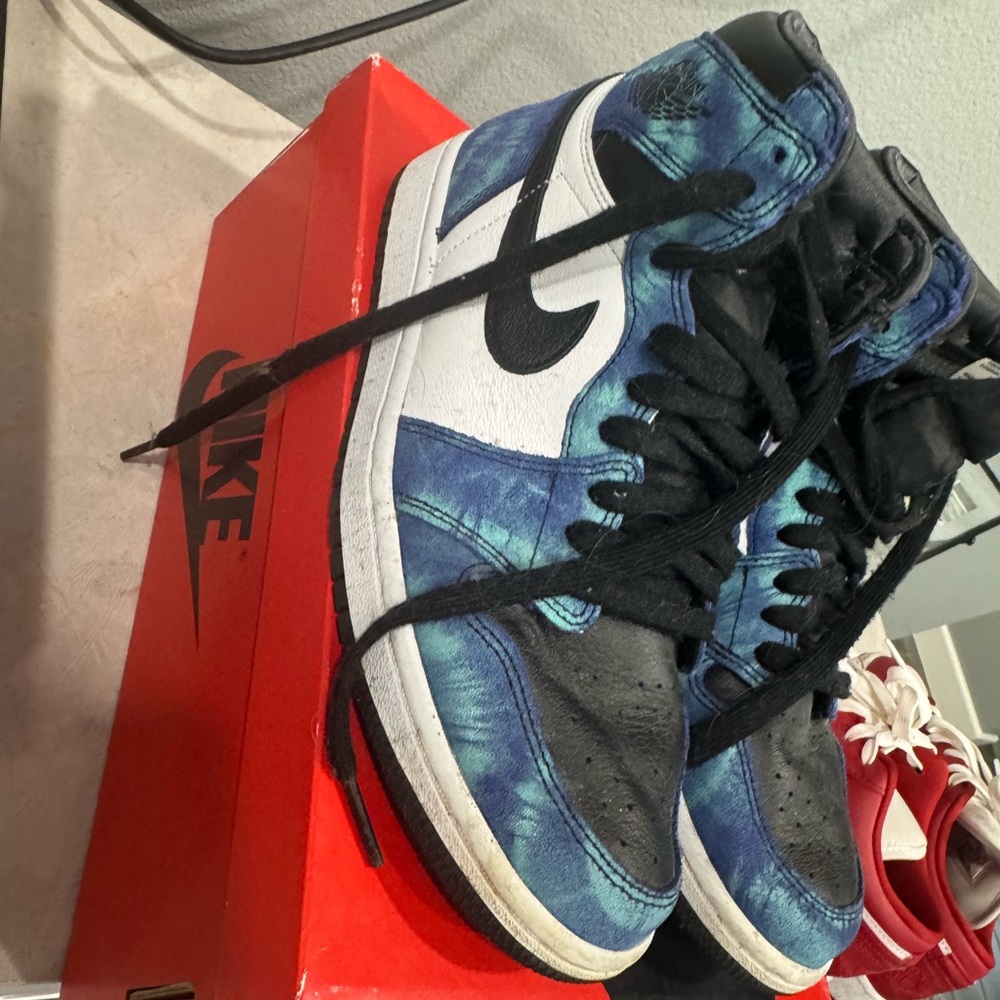 Tie Dye Jordan Highs women’s 9